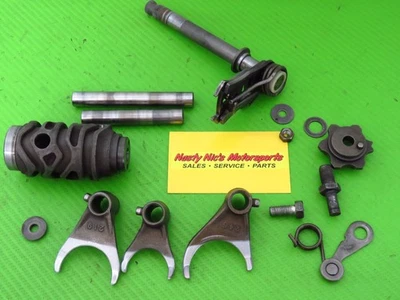 96 Kawasaki KX 125 eje de cambio selector mecanismo leva horquilla varilla barril Foto 1 de 4