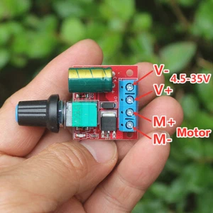 Mini PWM DC Motor Speed Controller Module 5V-35V Control Governor Switch - Bild 1 von 6