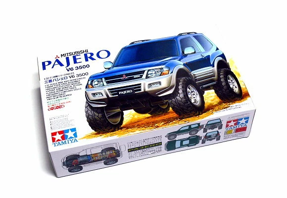 TAMIYA 1:32 AUTO MINI 4WD MITSUBISHI PAJERO V6 3500 CON MOTORE  ART 19023 - Immagine 1 di 1