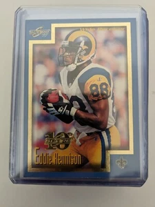 🏆 Vitrina de partituras 1999/1989 EDDIE KENNISON #87 ST. LOUIS RAMS - Imagen 1 de 2