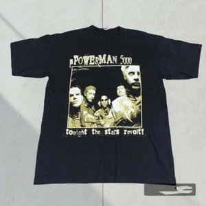 Merry Christmas Powerman 5000 T-Shirt Black Cotton Gift For Fan BT536 - Picture 1 of 3