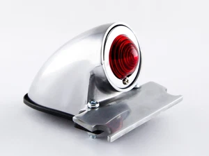 Tail Light Sparto Polished Alloy, Chrome-like Custom Cafe Bobber Chopper Tracker - Picture 1 of 10