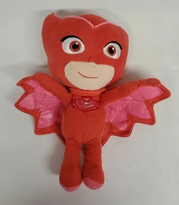 PJ Masks Red Owlette With Cape 8" Plush Toy Superhero Frog Box eOne Just Play - Picture 1 of 5