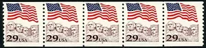Flag Over Mount Rushmore Strip of 5 PNC5 PLATE 2 MNH Scott's 2523 - Picture 1 of 2