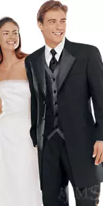 34-70 Men's Really Long Tuxedo Western Duster Cowboy Frock Coat Sizes TUXXMAN - Picture 1 of 1
