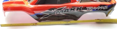 TRAXXAS X-Maxx 8S 7811R Karosserie Rot Blau Lackiert Beklebt TXM® - Bild 1 von 3