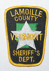 LAMOILLE COUNTY SHERIFF'S DEPT Vermont VT Co SD patch
