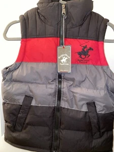 Boy’s Beverly Hills Polo Club Waterproof Winter Hooded Snow Vest, 10/12 & 14/16 - Picture 1 of 4