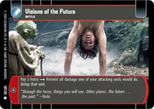 STAR WARS TCG WOTC EMPIRE STRIKES BACK VISIONS OT FUTURE 207/210 FOIL GEM MINT - Picture 1 of 1