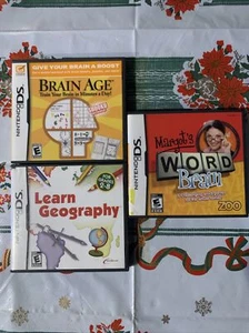 Learn Geography (Nintendo DS, 2009), Margot’s Word Brain And Brain Age - Bild 1 von 13