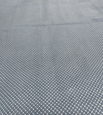 Cotton Fabric Blue Basket Weave Pattern 4 Yards x 42 Inches Check Quilters - Image 1 of 4