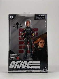 G.I. Joe Classified Series Snake Eyes SCARLETT 6" Action Figure #20 HASBRO - Picture 1 of 5