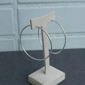 30mm,60mm,925 Sterling Silver,Gold Plated,Rose Gold Plated,Big Size Endless Hoop - Picture 1 of 8