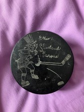 Cleveland Barons AHL Hockey Puck 1950"s 1960"s Arena - Follow The