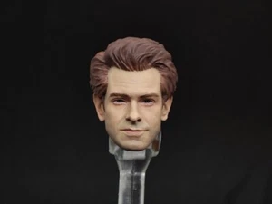 1/12 Painted Amazing Spider-man Andrew Garfield Head Carved Fit 6'' ML Figure - Picture 1 of 10