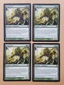 4 Vengevine Rise of the Eldrazi MTG Magic the Gathering Cards See Photos - Picture 1 of 5