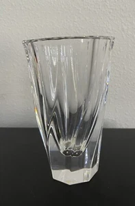 Orrefors Vase Residence Swirl Design klar Kristallglas schwerer Boden 6" Schweden - Bild 1 von 4
