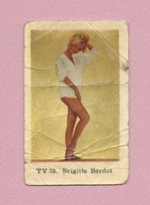 1962 Dutch Gum Card TV #53 Brigitte Bardot