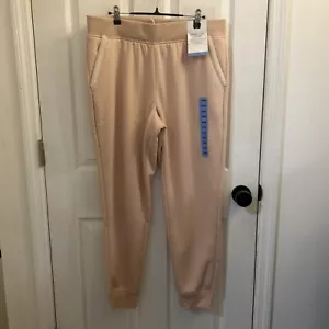 NWT Member's Mark Women's Sherpa Lined Jogger, Vintage Pink, Size Large - Picture 1 of 23