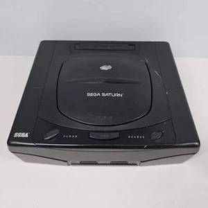 Sega Saturn Model 1 Video Game Console Only Black MK-80000 - Picture 1 of 7