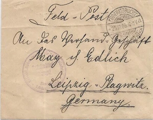 1906 Luderitzbucht, German South West Africa to Leipzig, Germany (HS1369) - Picture 1 of 2