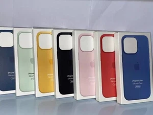 NEW For Apple iPhone15 Pro 15 Plus 15 Pro Max Mag Safe Original Silicone Case - Picture 1 of 25