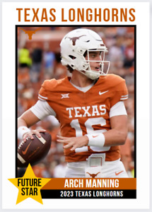 2023 Arch Manning Future Stars College Rookie Card Texas Longhorns Football