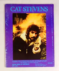 CAT STEVENS - SHEET MUSIC, BIOGRAPHY & PHOTOGRAPHS, 52 PAGE BOOK 12 SONGS 1971 - Picture 1 of 4