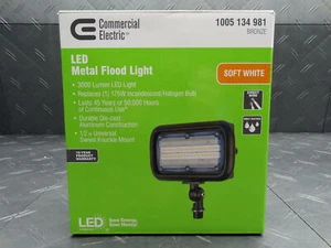 Commercial Electric Bronze Integrated Outdoor LED Wall Wash Light CEWW30BRZ - Picture 1 of 6