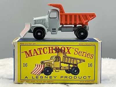 Vintage Matchbox No.16C Scammel Mount,Snowplow 1964 Mint,Gen,In Orig, Box,N.O.S - Image 1 of 4