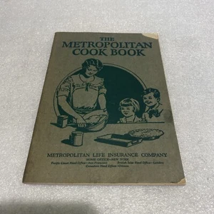 Vintage 1920s or 1930s Metropolitan Life Insurance Cook Book - Picture 1 of 6