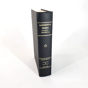 Bancroft's Works Vol 19 California 1801-1824 History HC 1967 Arno Press McGraw - Imagen 1 de 9