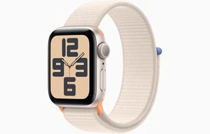 Apple Watch SE 2. Gen GPS 40mm Starlight Aluminium Case Starlight Sport Loop - Bild 1 von 1