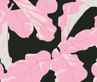 Palm Leaves Fig Tree Fabric Printed by Spoonflower BTY