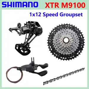 New Shimano XTR M9100 1x12 Speed Groupset Rear Derailleur Shifter Cassette Chain - Picture 1 of 10