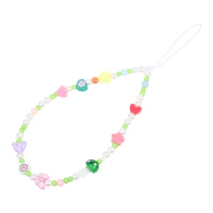 Kontrastfarbe Perlen Lanyard Fräulein Handy-Lanyard Handy-Hängeband - Photo 1/12