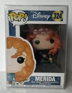 Funko POP! Disney MERIDA Figure #324 W/Clear Protector Brand New FAST Shipping - Picture 1 of 6