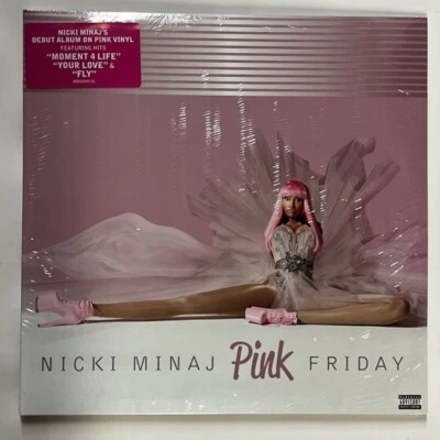 Nicki Minaj Pink Friday 2LP Vinyl Limited Pink 12" Record - Image 1 of 2