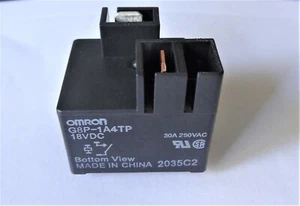 1 pc Relay 18VDC 30A SPST Quick connect Omron - Picture 1 of 2
