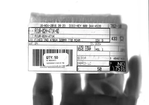 AIUR-02H-471K Abracon FIJO IND 470UH 320MA 770 MOHM *LOTE DE 50 PIEZAS* - Imagen 1 de 1