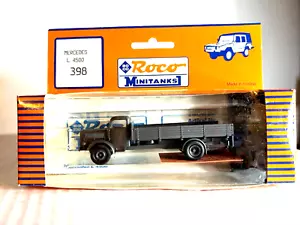 Roco #398 Mercedes L 4500 LKW mit langer offener Karosserie "olivgrün" H.O. 1:87 - Bild 1 von 1