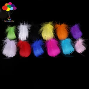 100 pz/lotto naturale 4-7 cm/1-2 pollici piuma d'oca galleggiante fai da te carnevale - Foto 1 di 23