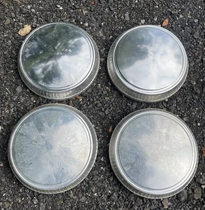 Ford Mustang Pinto Fairmont Maverick Mercury 9.5” Dog Dish Hubcaps Set of 4 OEM - Picture 1 of 11