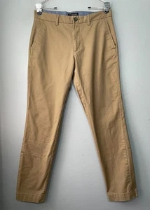 Banana Republic Mason Chino Pants Mens Size 31X32 Tan Khakis Slim Tapered Preppy - Picture 1 of 14