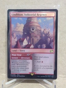 2025 Magic The Gathering Final Fantasy Foil #0285 Lindblum, Industrial Regency - Foto 1 di 2