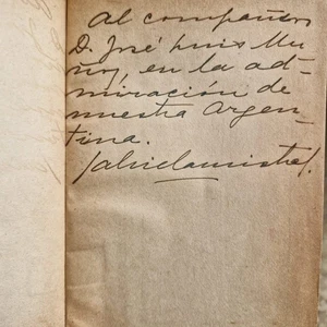 Poetas chilenos contemporáneos. Alfredo Lefebvre. Dedicado por Gabriela Mistral - Bild 1 von 5