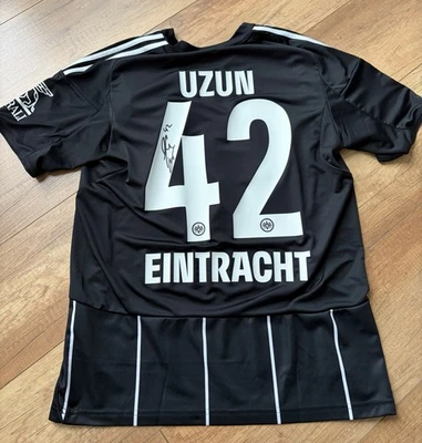 Eintracht Frankfurt Champions League Trikot 2025/26 Can Uzun Signiert Neu - Bild 1 von 4