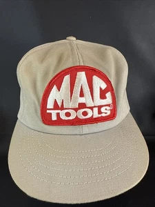 Swingster MAC Tools Patch Logo Mütze grau Schaumstoff Druckknopflasche hergestellt in den USA LESEN Schaden - Bild 1 von 7