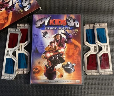 Spy Kids 3D -Game Over  (DVD  2004  Includes both 3D & 2D CIB w/3D Glasses - Image 1 of 4
