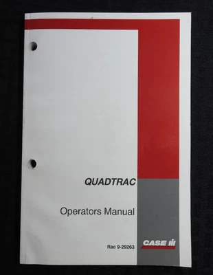 1996-1999 Genuine CASE IH Steiger QUADTRAC 500 Tractor Operators Manual NICE - Image 1 of 4